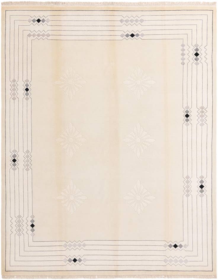 Detail image of 8' x 9' 11 Hand Knotted Darya Wool Rug
