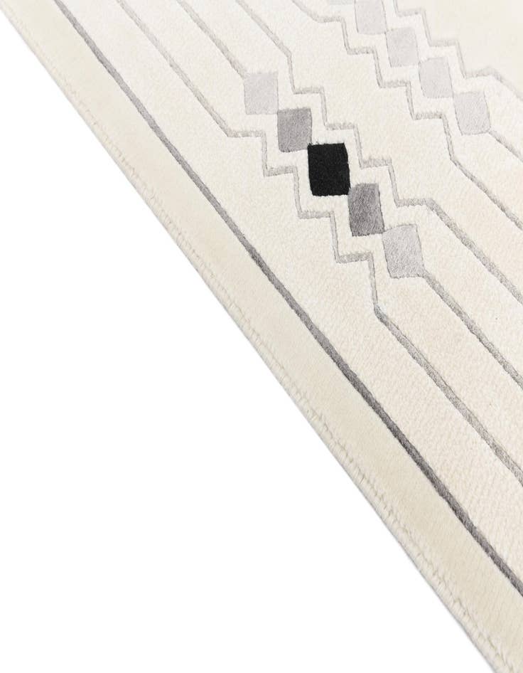 Detail image of 7' 10 x 9' 11  Hand Knotted Darya Wool Rug