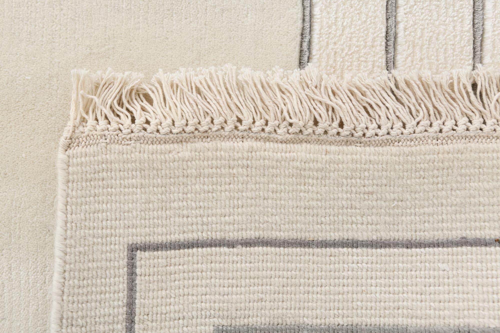 7' 10 x 9' 11 Hand Knotted Darya Wool Rug