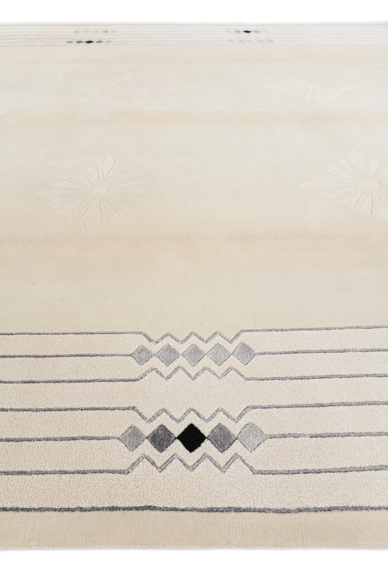 8' 2 x 11' 4 Hand Knotted Darya Wool Rug