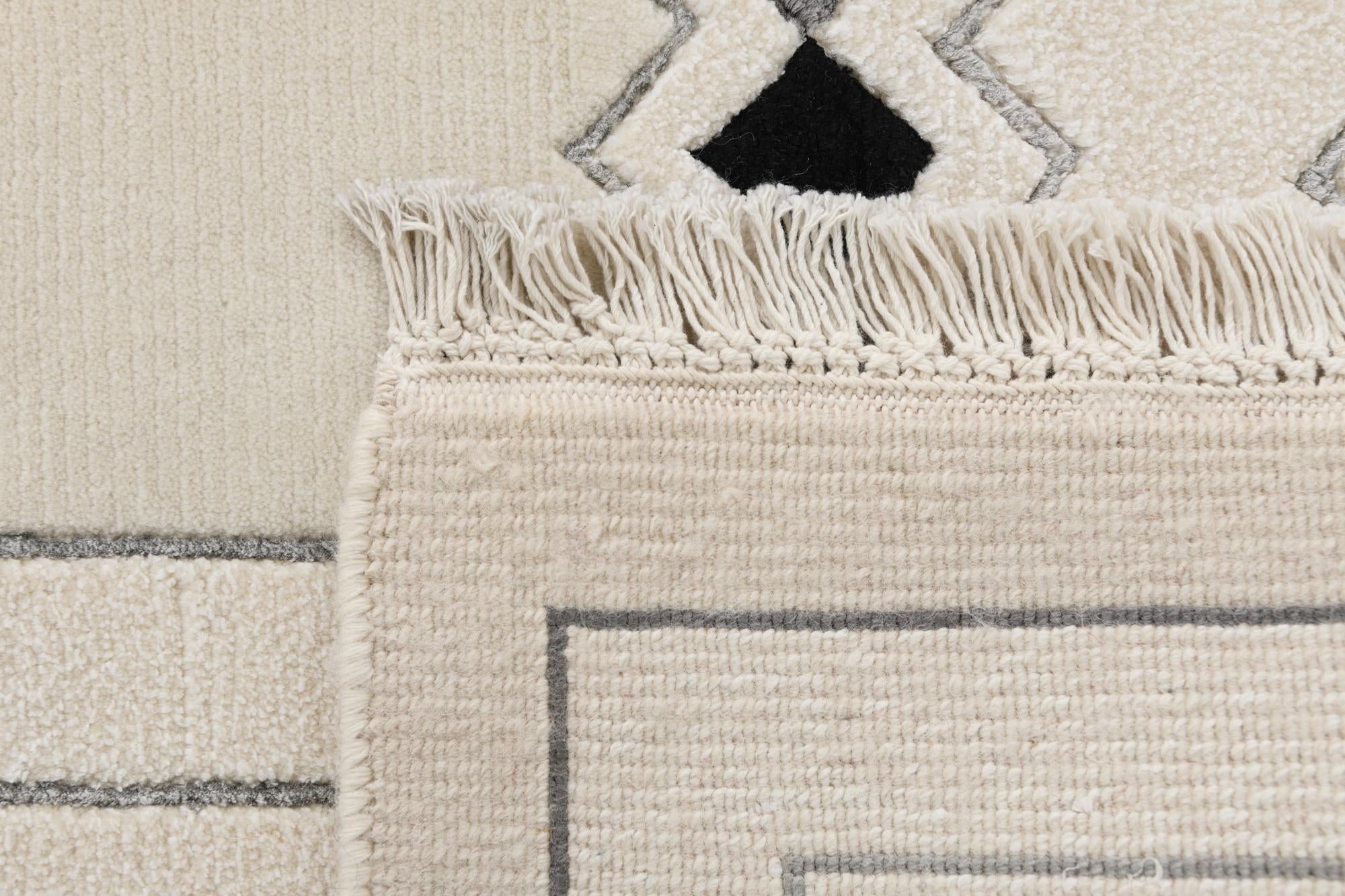 8' 2 x 11' 4 Hand Knotted Darya Wool Rug