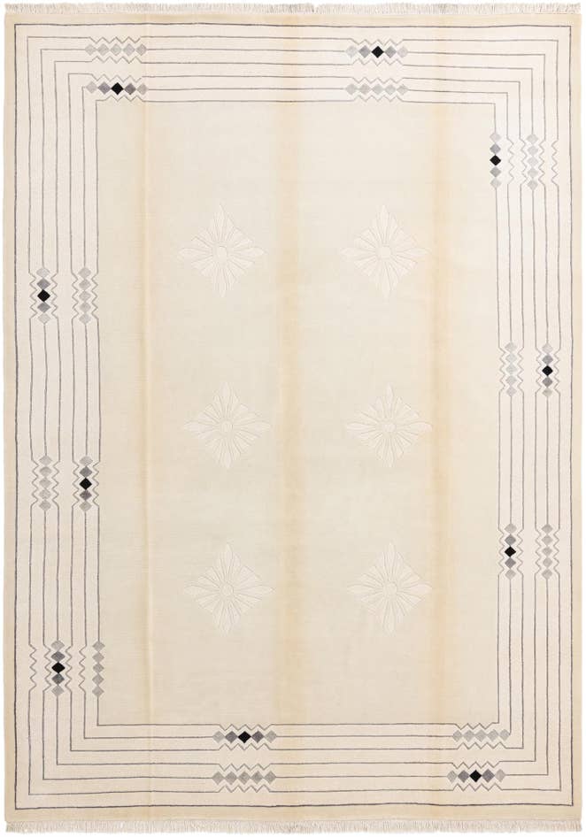 Detail image of 8' 2 x 11' 4 Hand Knotted Darya Wool Rug