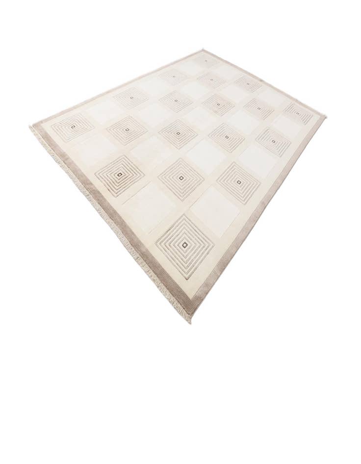 Detail image of 8' 1 x 11' 6  Hand Knotted Darya Wool Rug