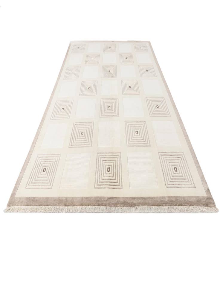 Detail image of 8' 1 x 11' 6  Hand Knotted Darya Wool Rug