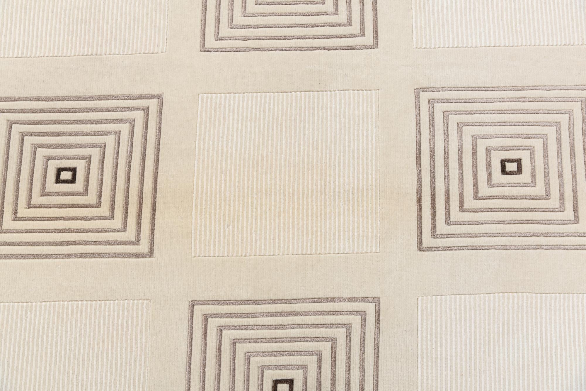 8' 1 x 11' 6 Hand Knotted Darya Wool Rug