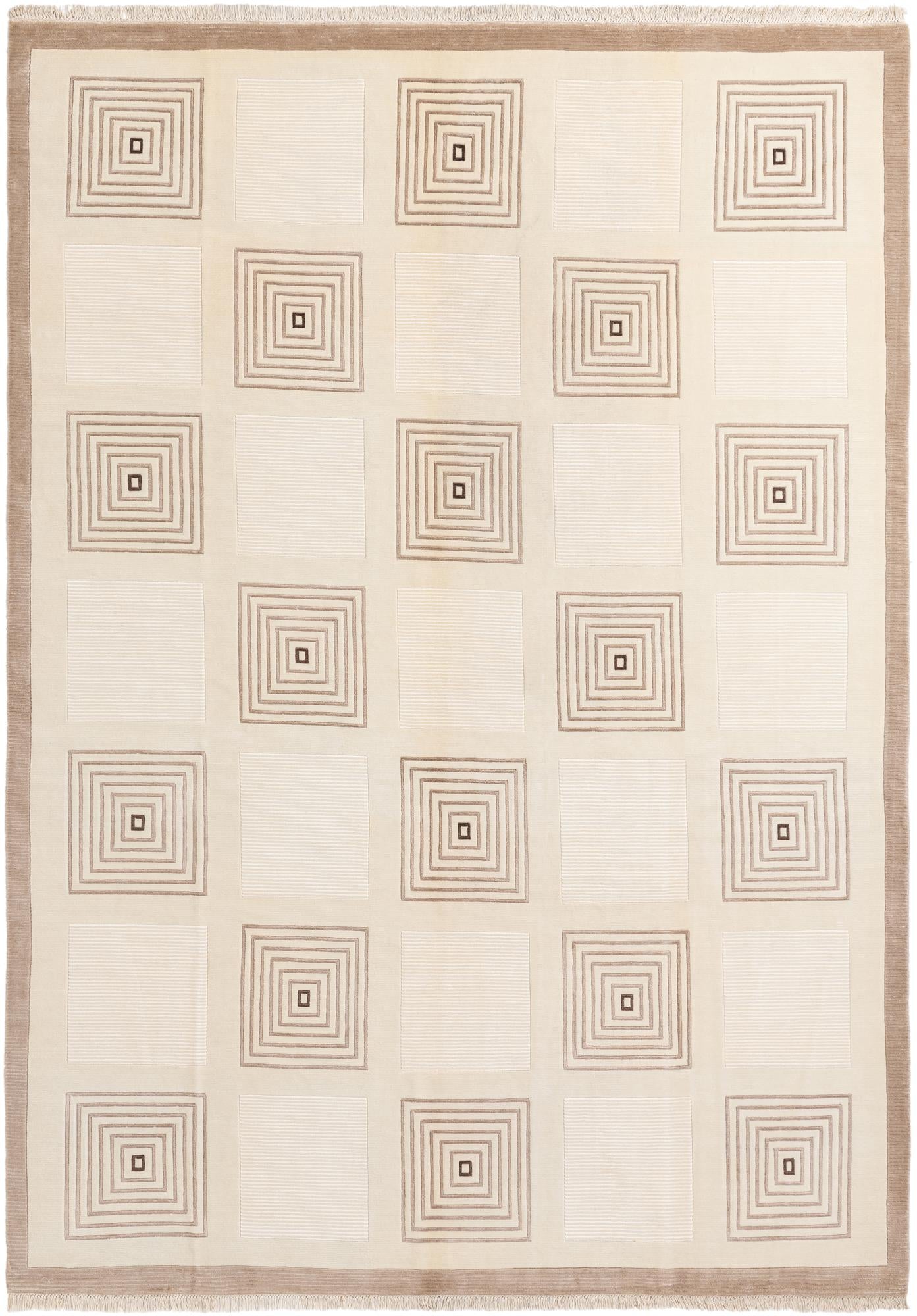8' 1 x 11' 6 Hand Knotted Darya Wool Rug