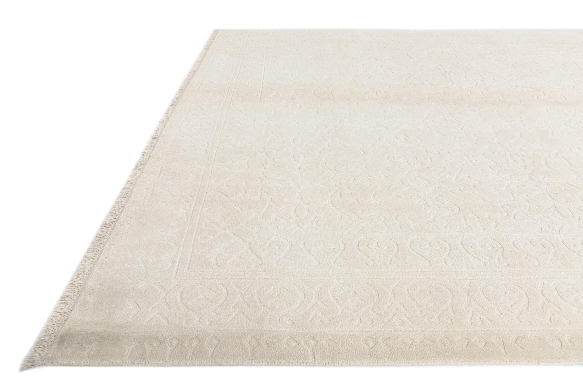 8' 2 x 11' 4 Hand Knotted Darya Wool Rug
