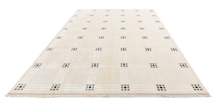 Detail image of 8' 1 x 11' 5 Hand Knotted Darya Wool Rug