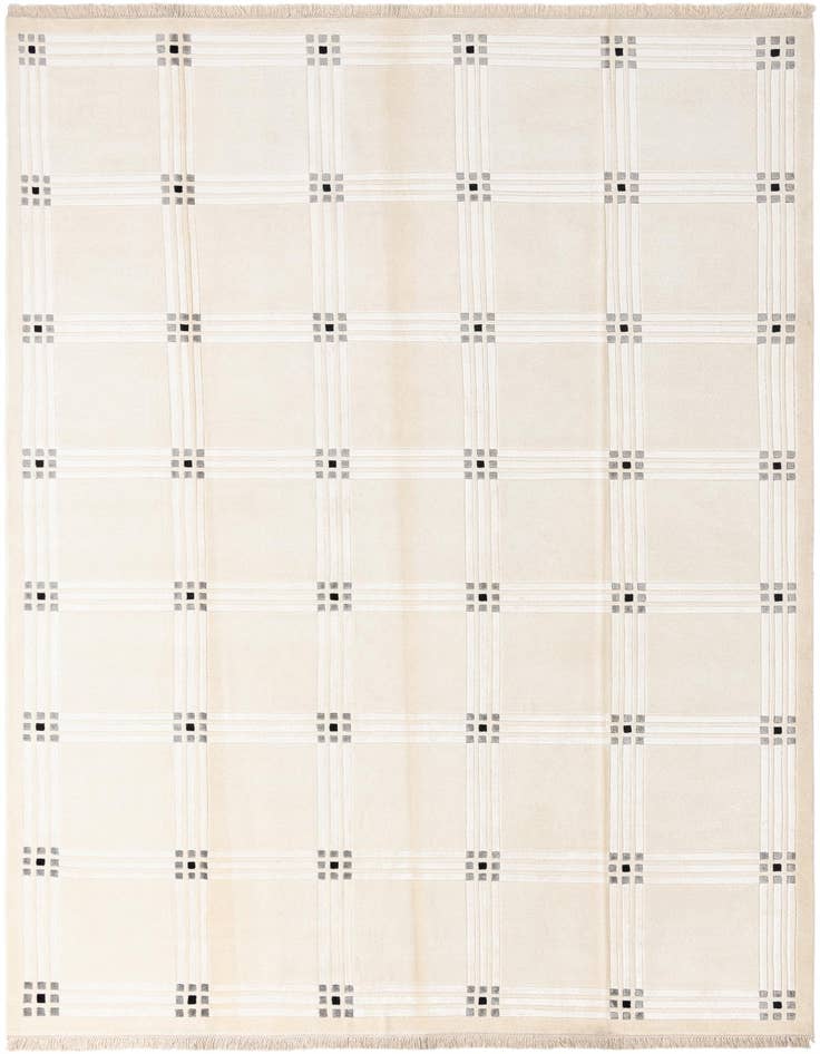 Detail image of 8' 1 x 11' 5 Hand Knotted Darya Wool Rug