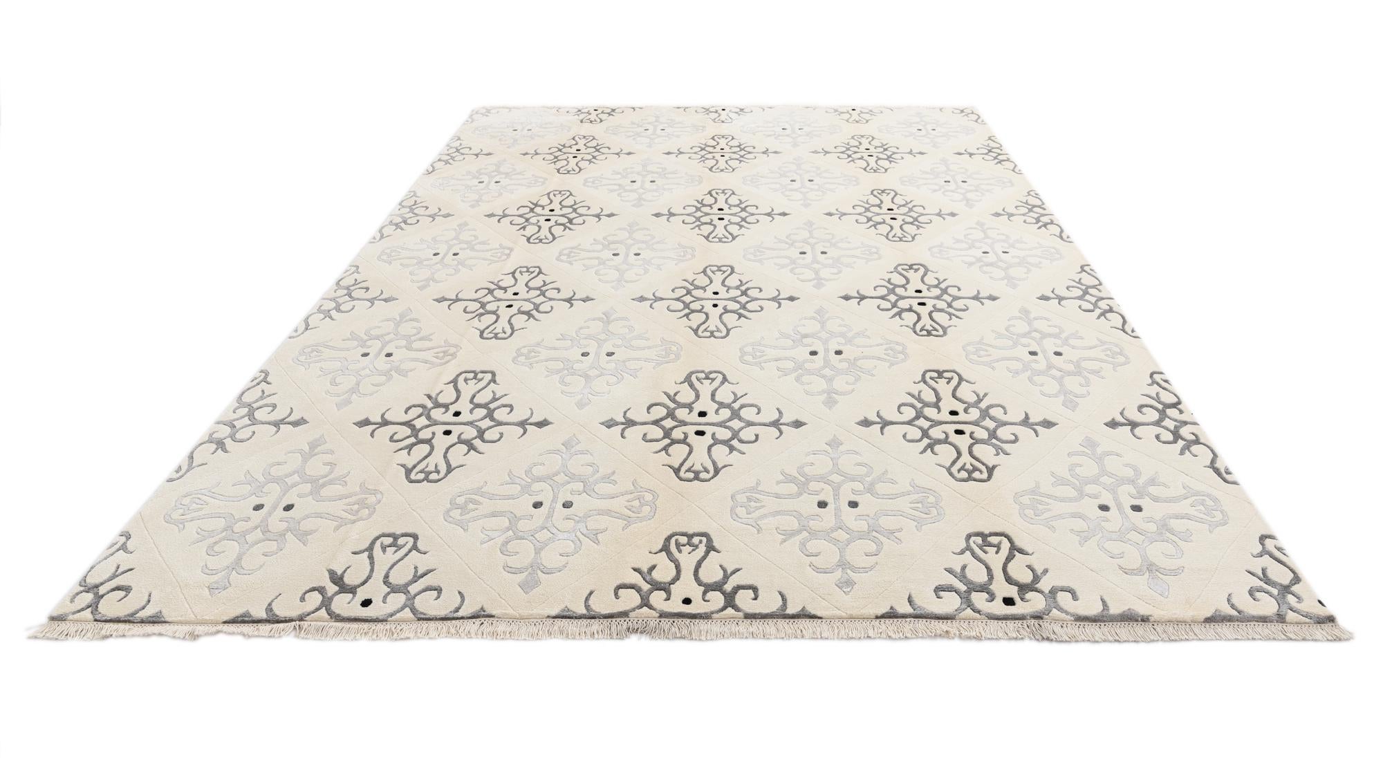 8' 1 x 11' 3 Hand Knotted Darya Wool Rug