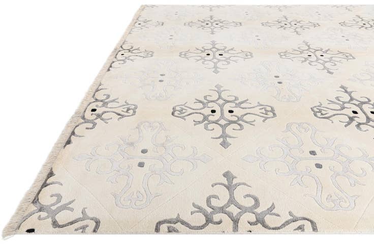 Detail image of 8' 1 x 11' 3 Hand Knotted Darya Wool Rug