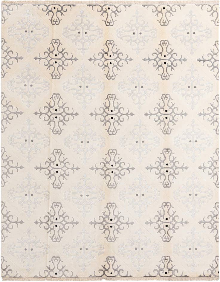 Detail image of 8' 1 x 11' 3 Hand Knotted Darya Wool Rug