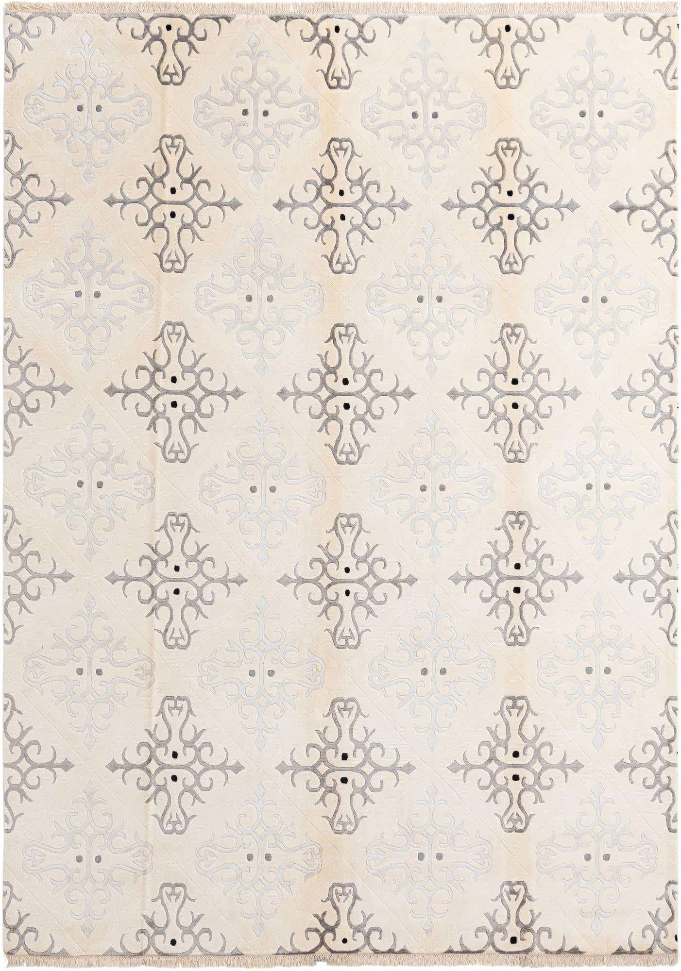 8' 1 x 11' 3 Hand Knotted Darya Wool Rug