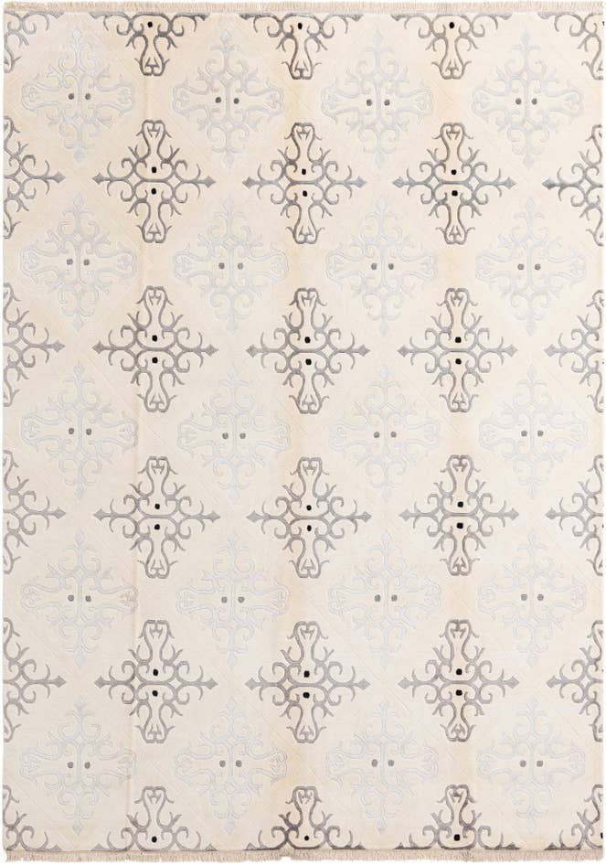 Detail image of 8' 1 x 11' 3 Hand Knotted Darya Wool Rug