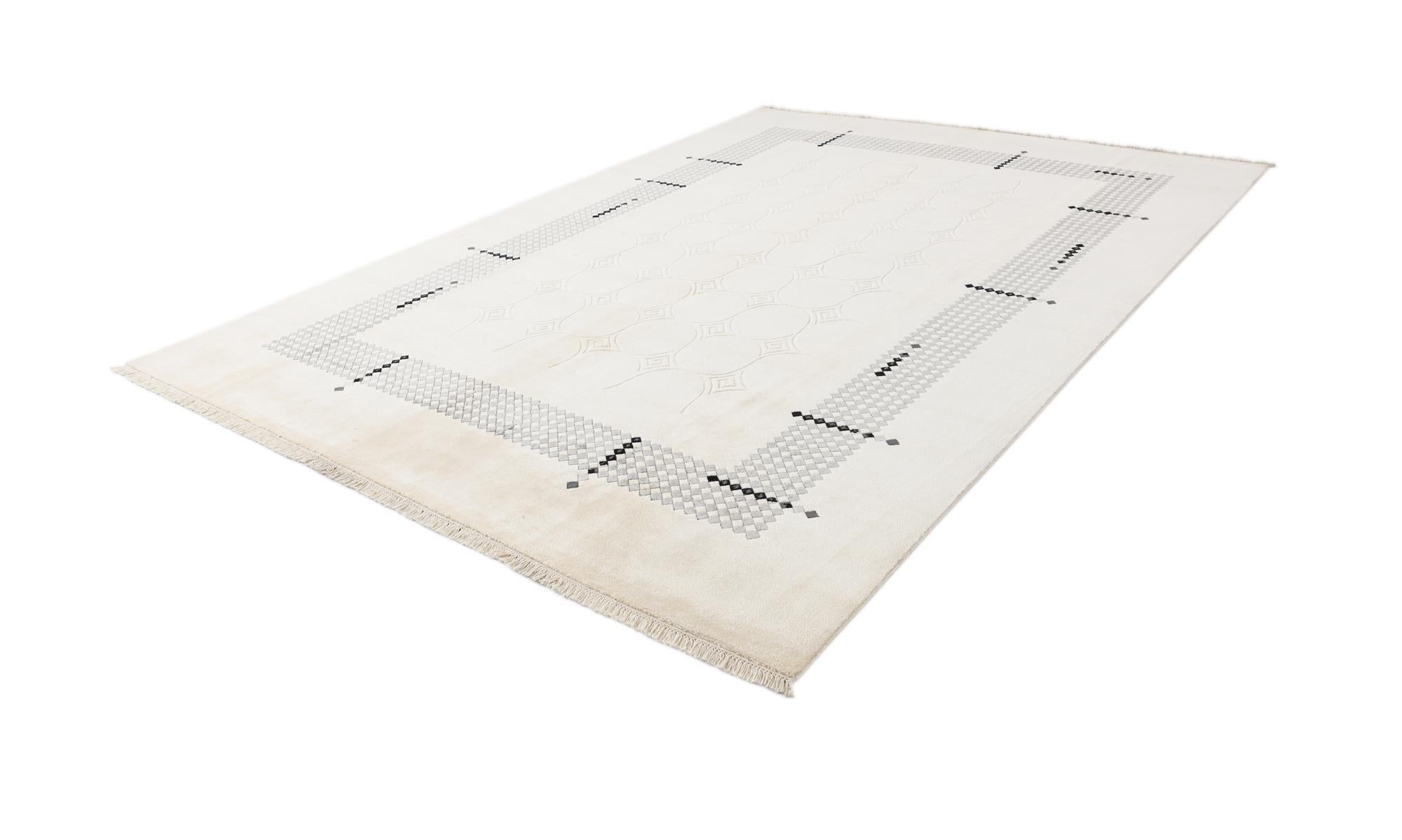 8' 2 x 11' 7 Hand Knotted Darya Wool Rug