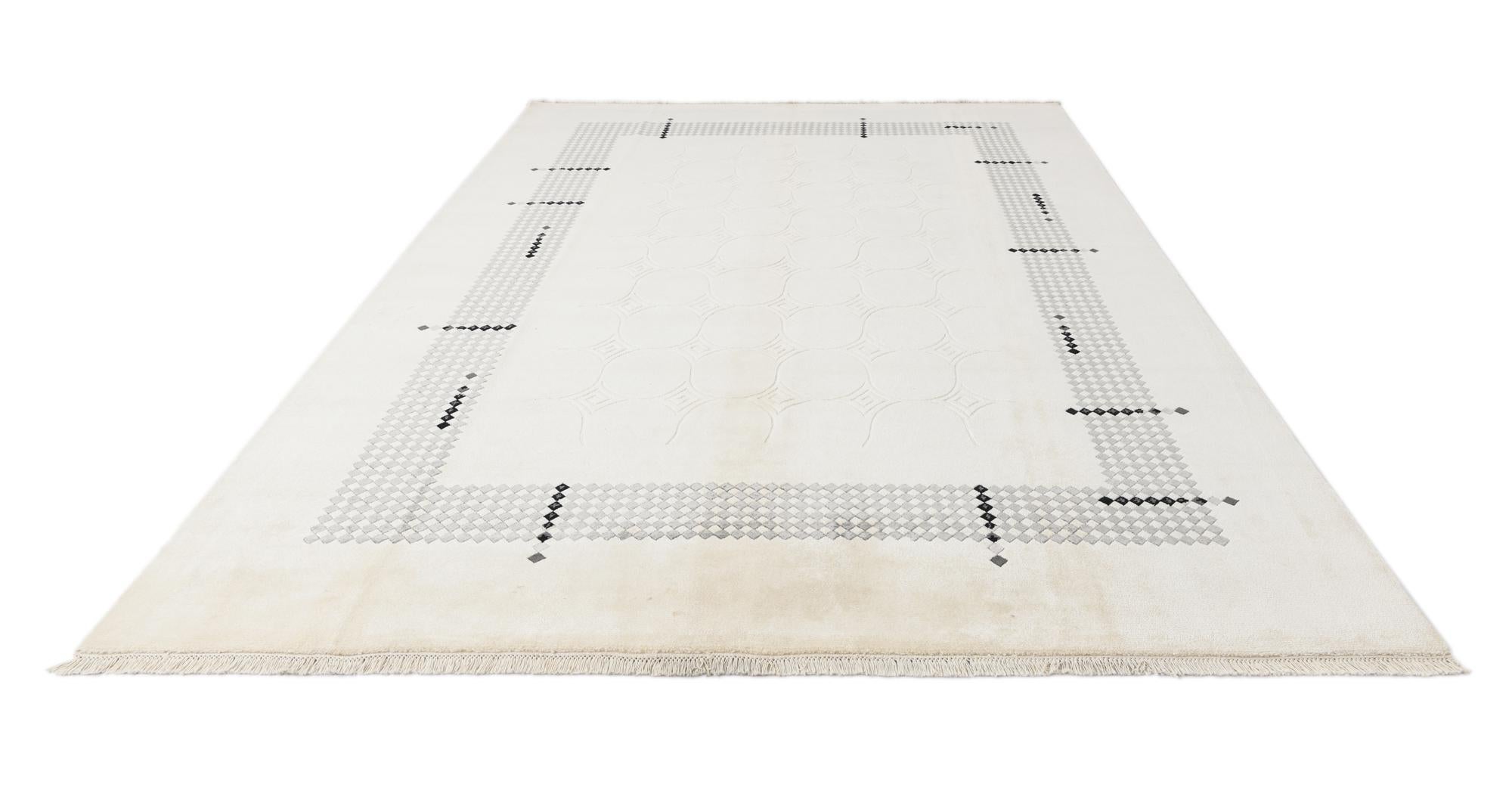 8' 2 x 11' 7 Hand Knotted Darya Wool Rug