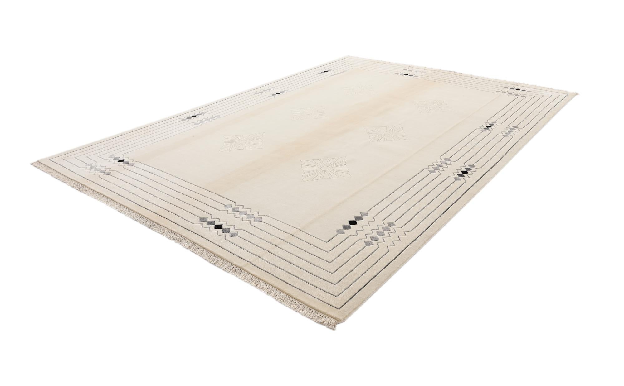 8' 2 x 11' 4 Hand Knotted Darya Wool Rug