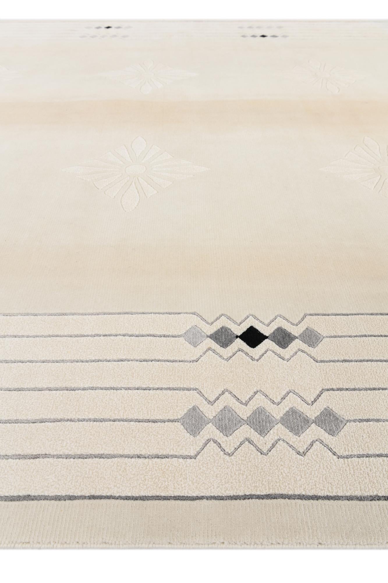 8' 2 x 11' 4 Hand Knotted Darya Wool Rug