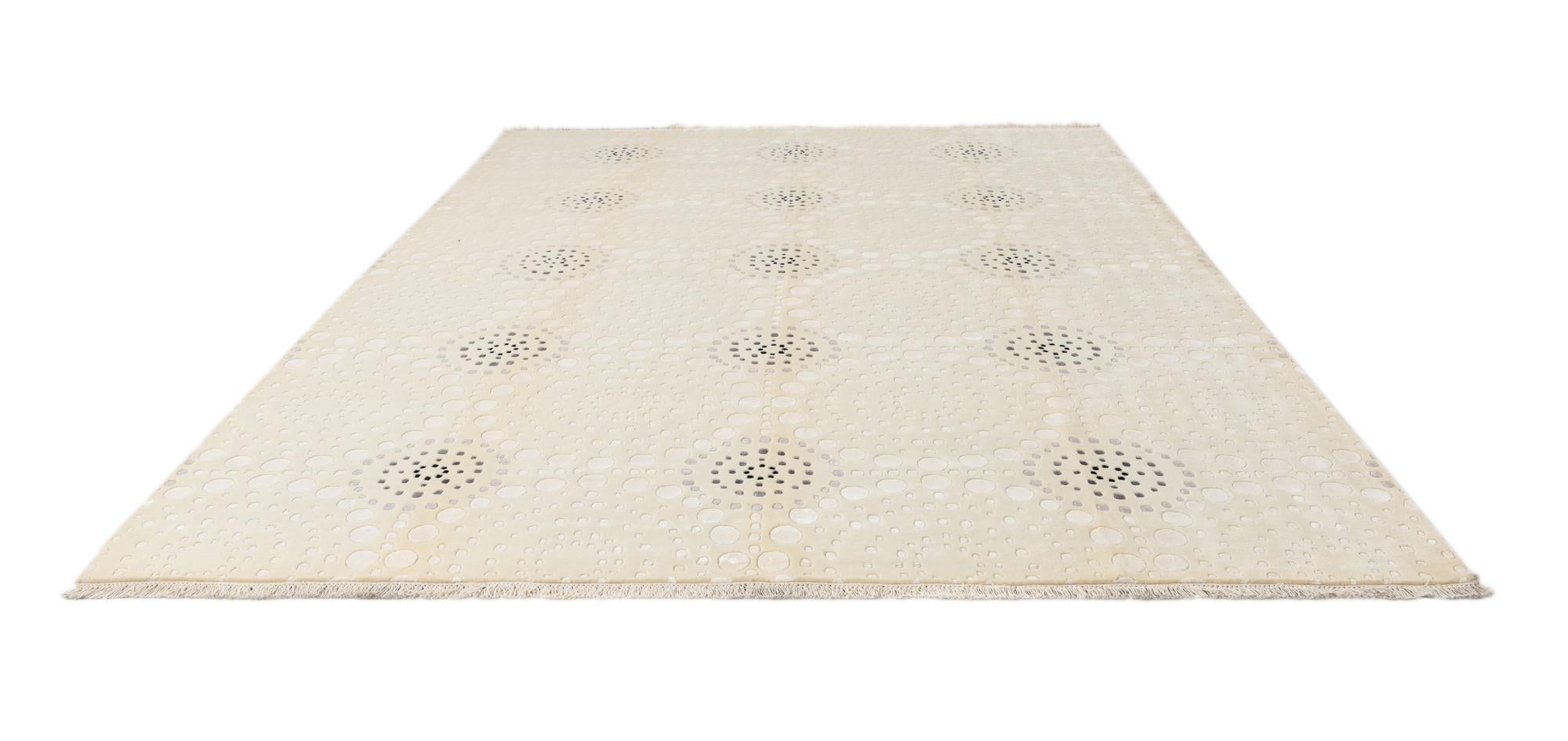 8' 2 x 11' 5 Hand Knotted Darya Wool Rug