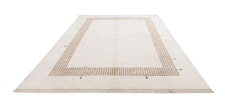 8' x 11' 3 Hand Knotted Darya Wool Rug