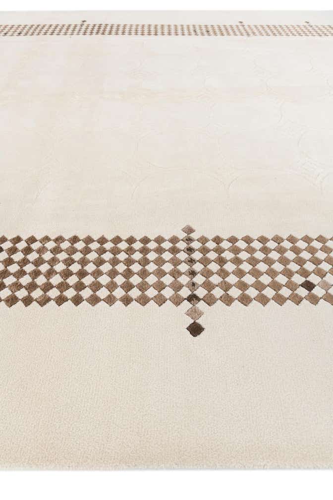 8' x 11' 3 Hand Knotted Darya Wool Rug