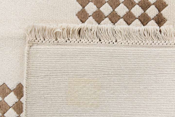 8' x 11' 3 Hand Knotted Darya Wool Rug