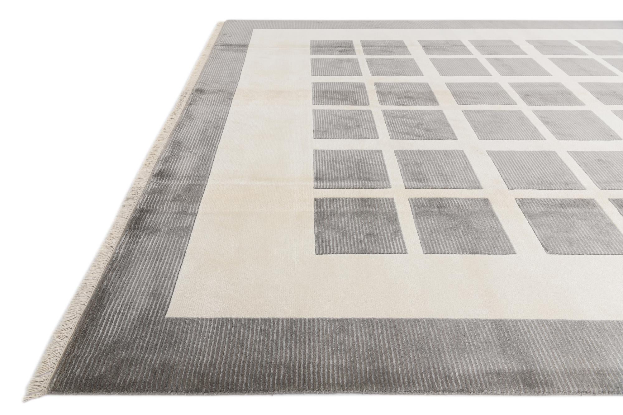 8' 2 x 11' 5 Hand Knotted Darya Wool Rug