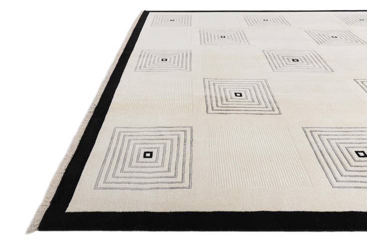 Detail image of 8' 2 x 11' 4 Hand Knotted Darya Wool Rug