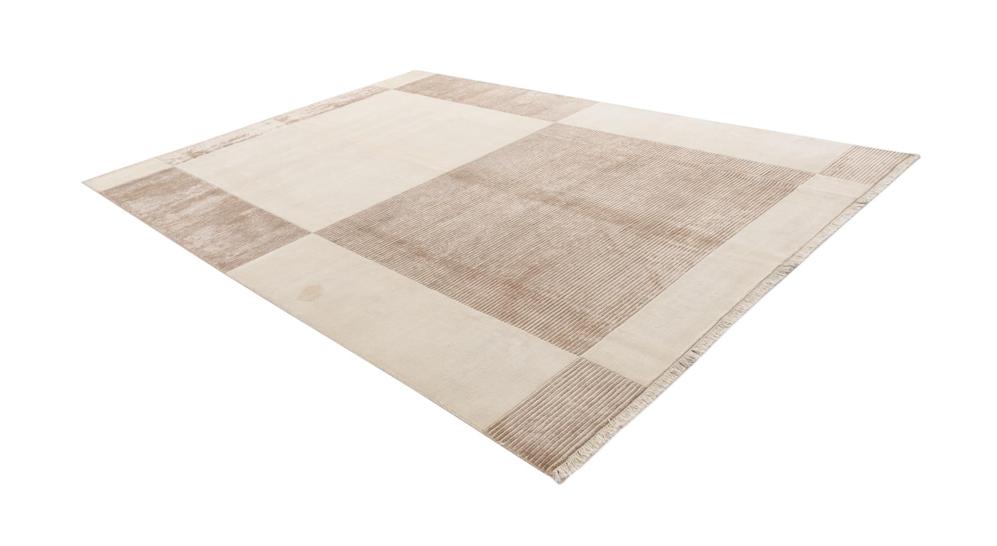 8' x 11' 3 Hand Knotted Darya Wool Rug