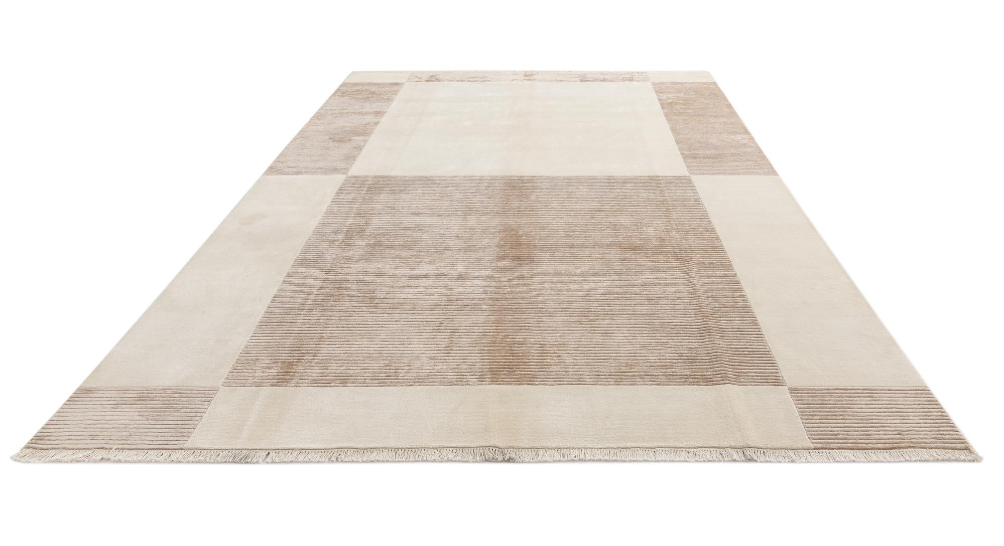 8' x 11' 3 Hand Knotted Darya Wool Rug