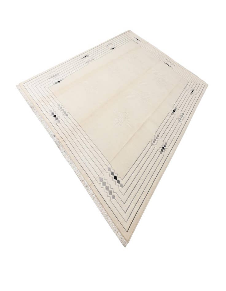 Detail image of 8' 2 x 11' 4  Hand Knotted Darya Wool Rug