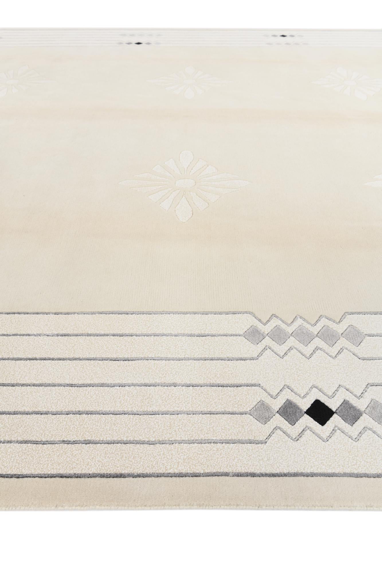 8' 2 x 11' 4 Hand Knotted Darya Wool Rug