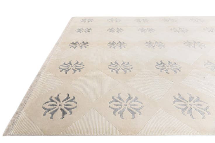 Detail image of 8' 1 x 11' 7 Hand Knotted Darya Wool Rug