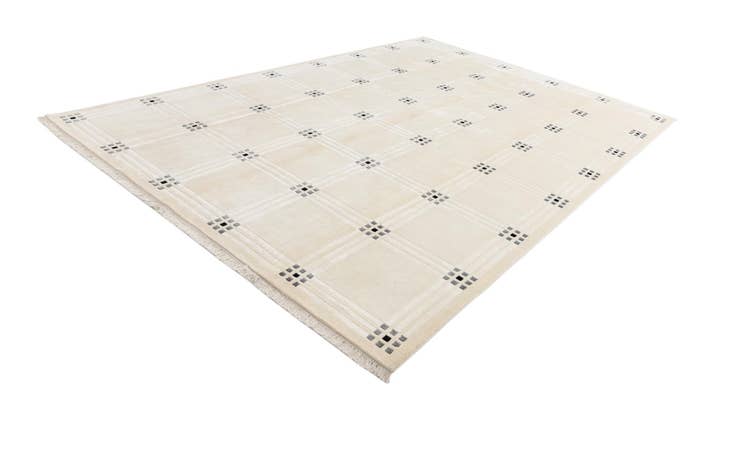 Detail image of 8' 1 x 11' 3 Hand Knotted Darya Wool Rug