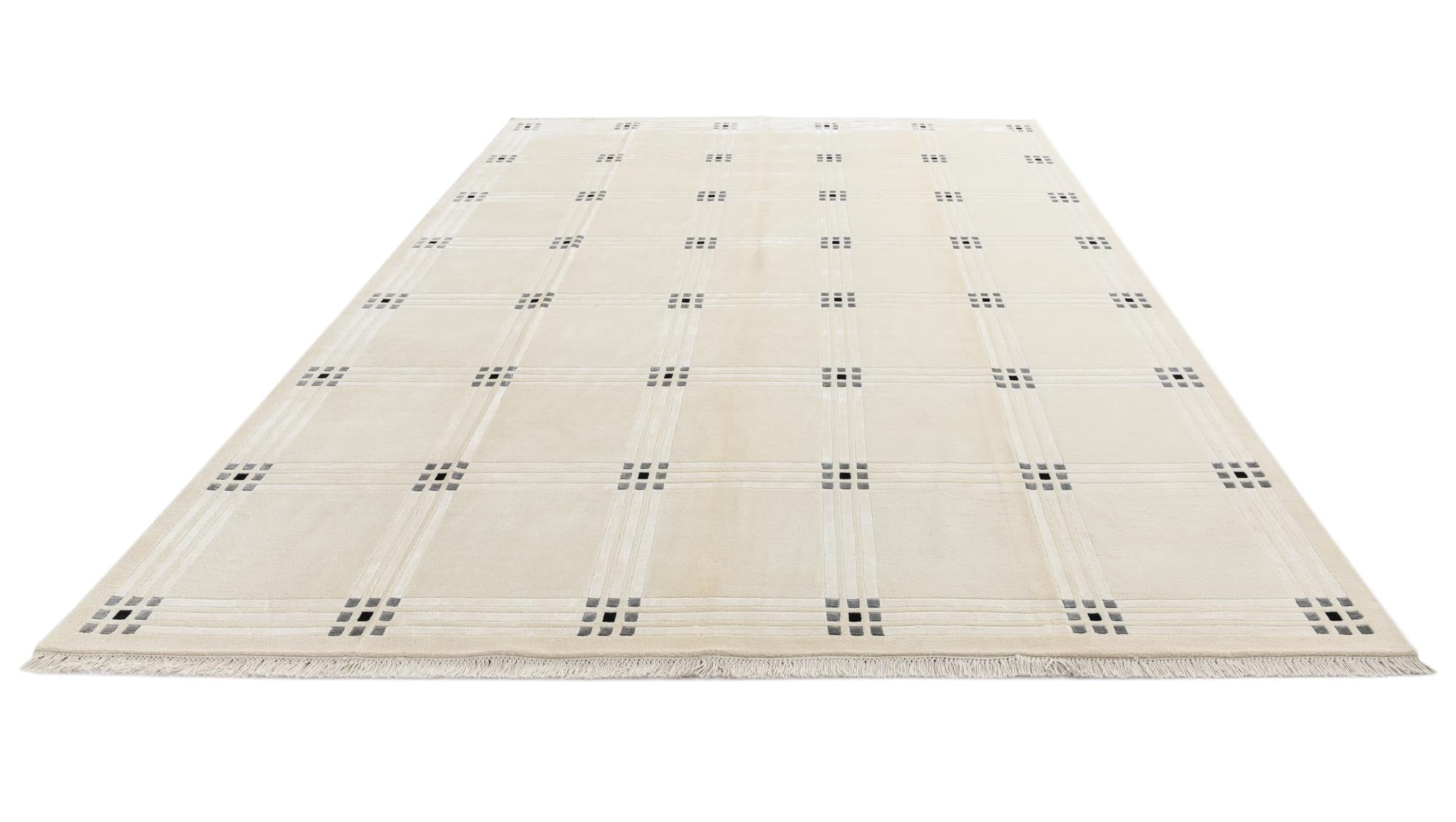 8' 1 x 11' 3 Hand Knotted Darya Wool Rug