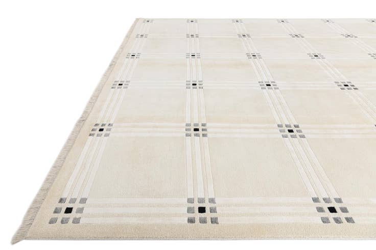 Detail image of 8' 1 x 11' 3 Hand Knotted Darya Wool Rug