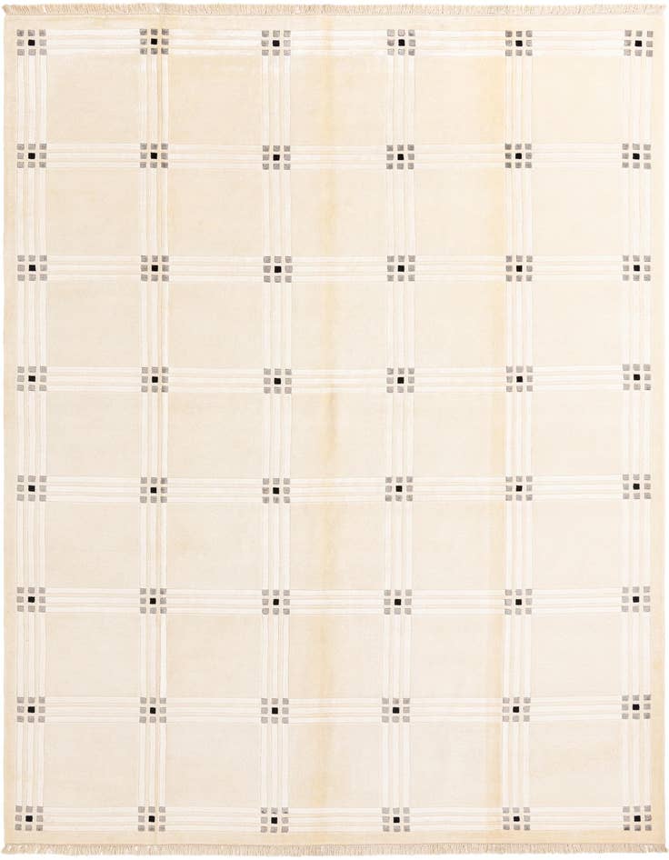 Detail image of 8' 1 x 11' 3 Hand Knotted Darya Wool Rug
