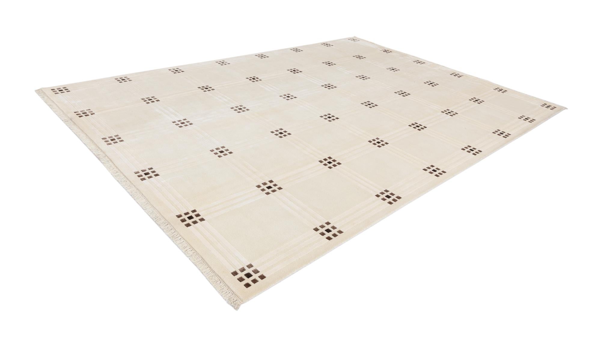 8' 3 x 11' 4 Hand Knotted Darya Wool Rug