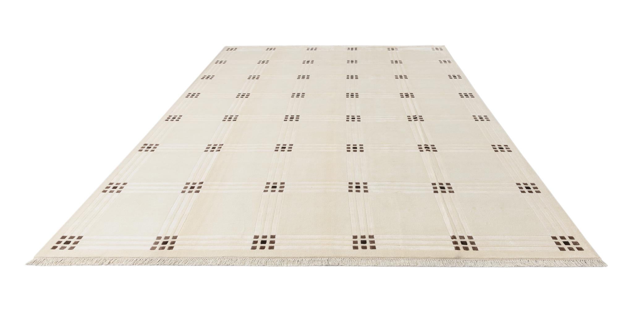 8' 3 x 11' 4 Hand Knotted Darya Wool Rug