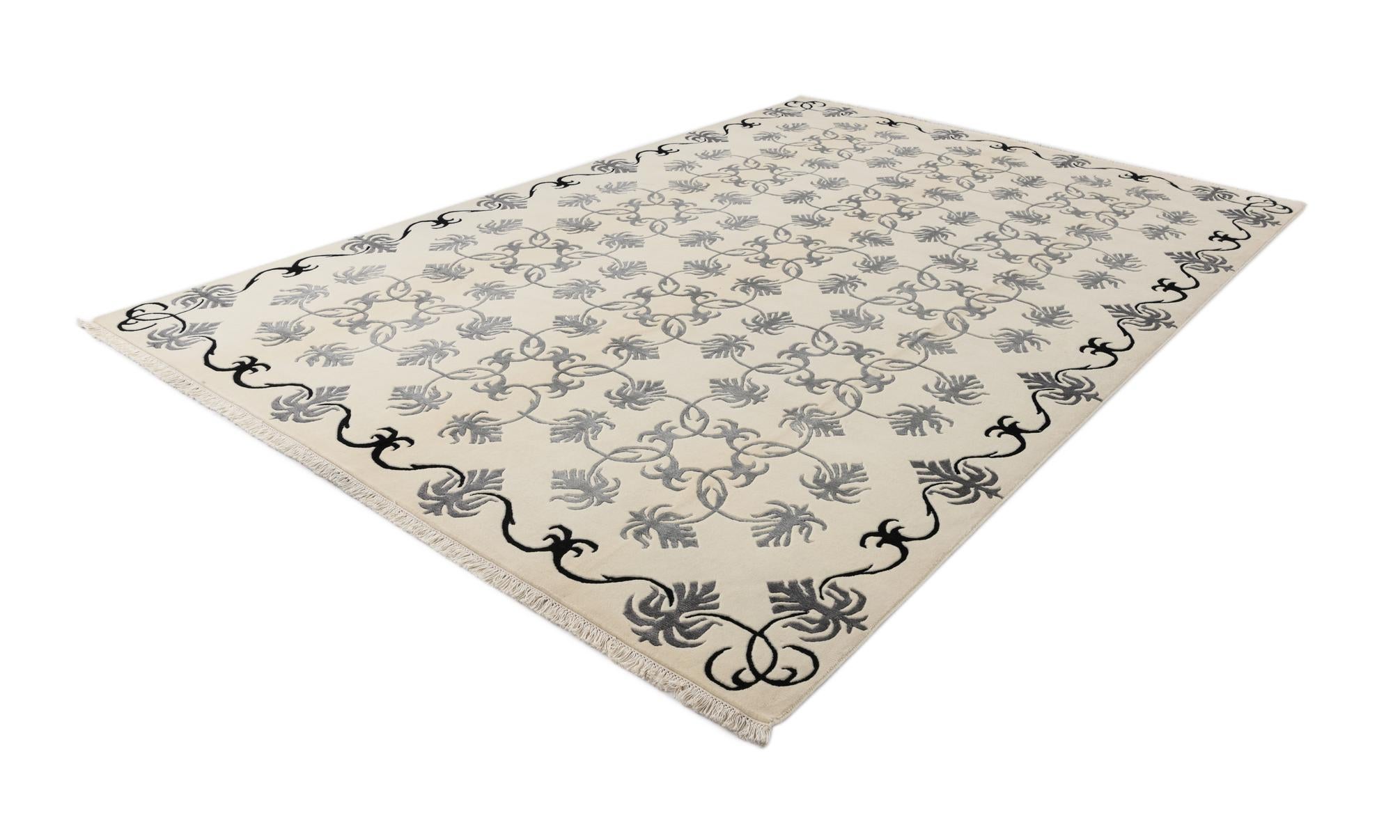 8' 2 x 11' 5 Hand Knotted Darya Wool Rug