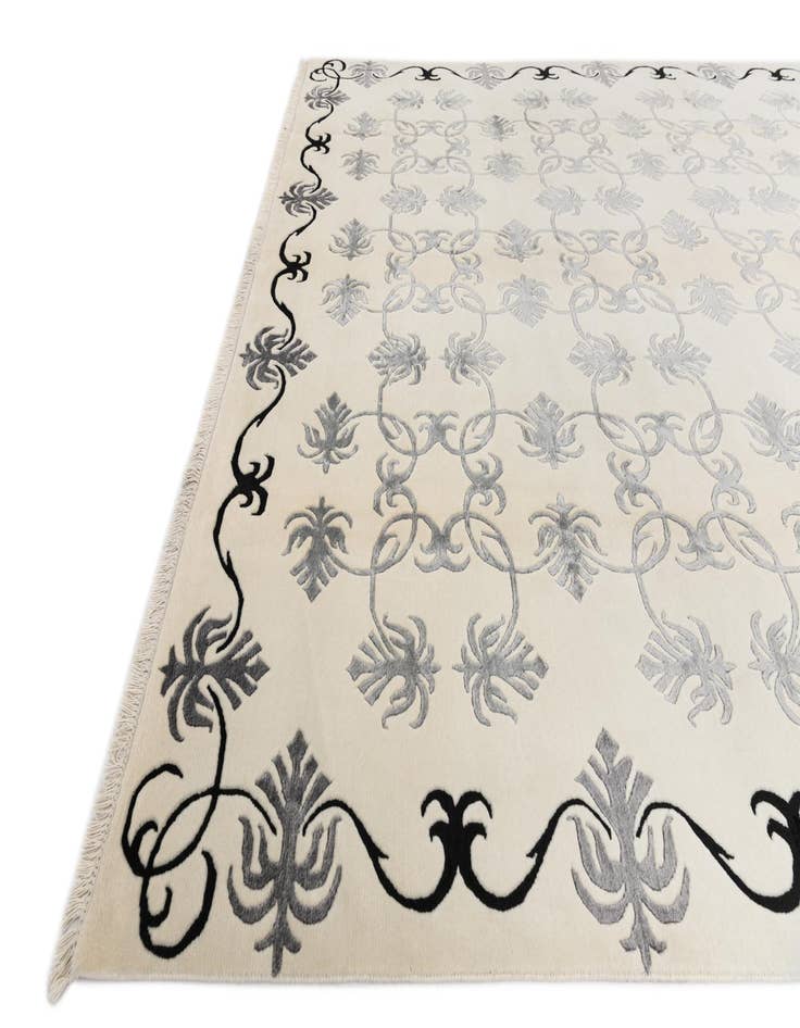 Detail image of 8' 2 x 11' 5  Hand Knotted Darya Wool Rug