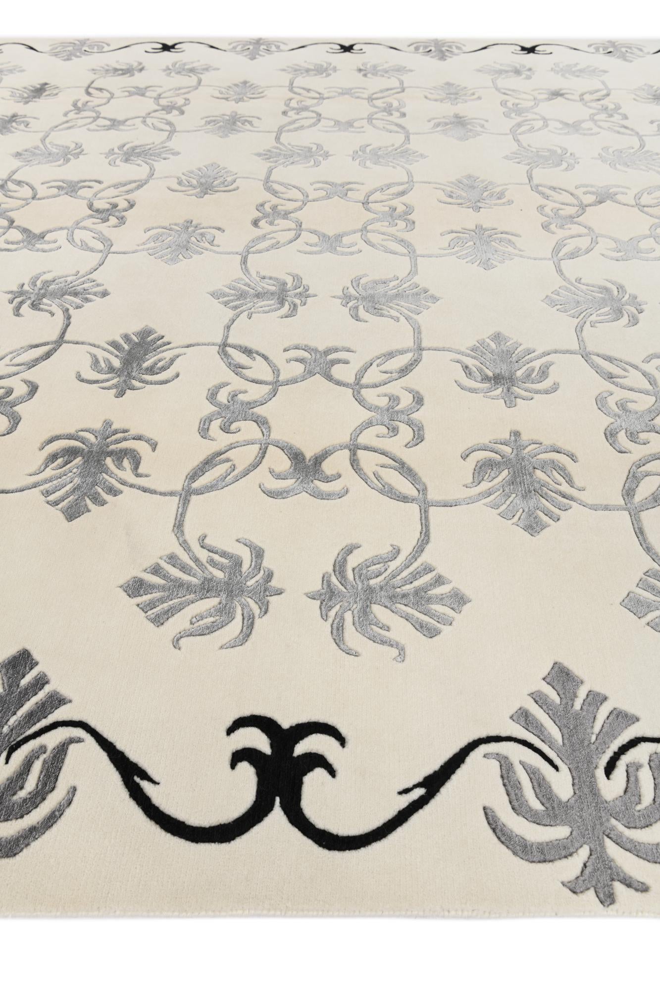 8' 2 x 11' 5 Hand Knotted Darya Wool Rug