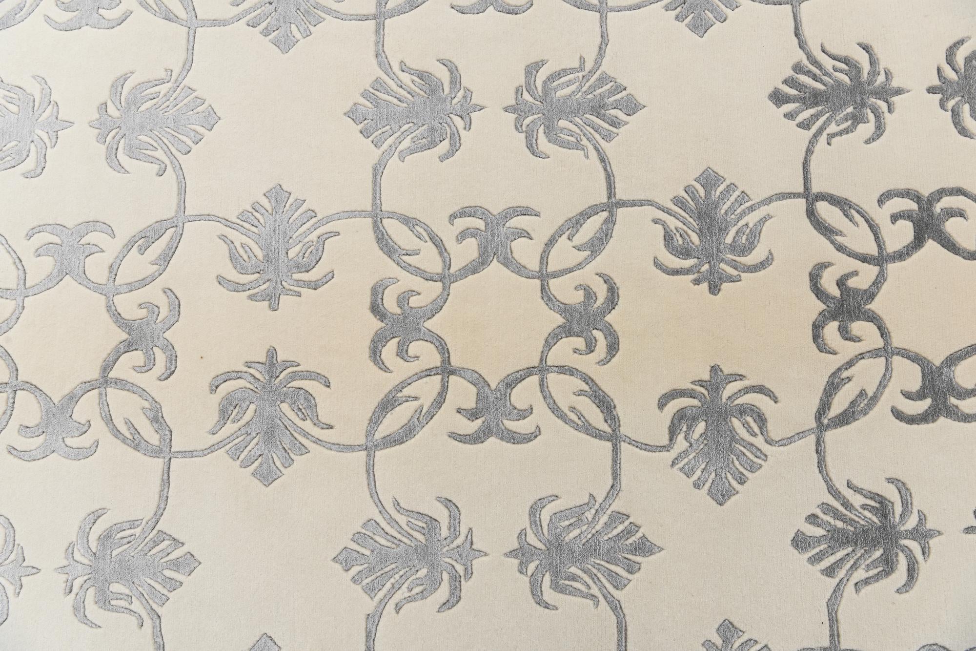 8' 2 x 11' 5 Hand Knotted Darya Wool Rug