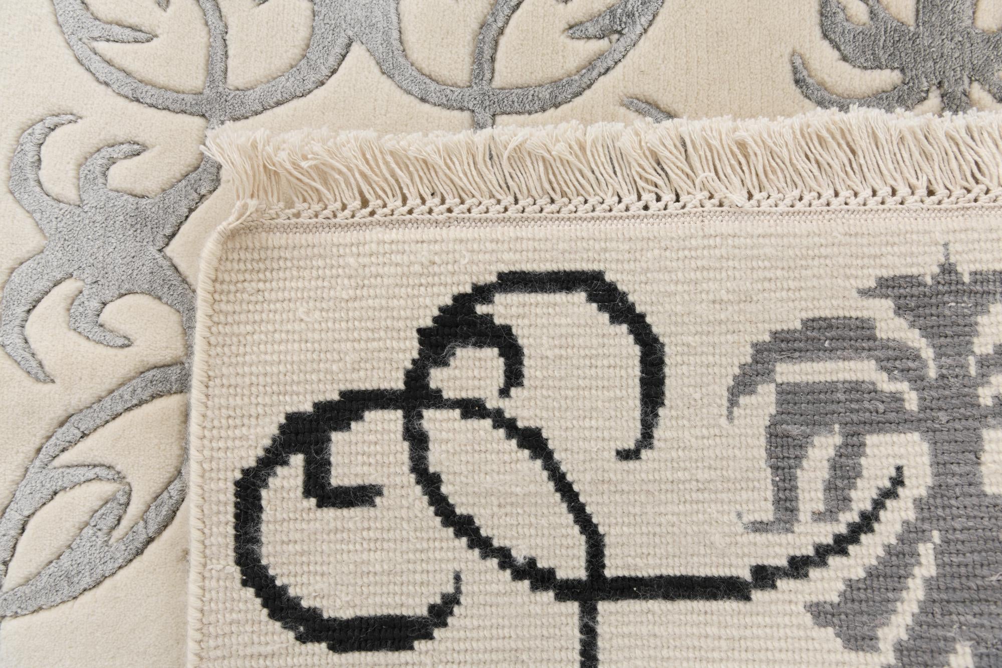 8' 2 x 11' 5 Hand Knotted Darya Wool Rug