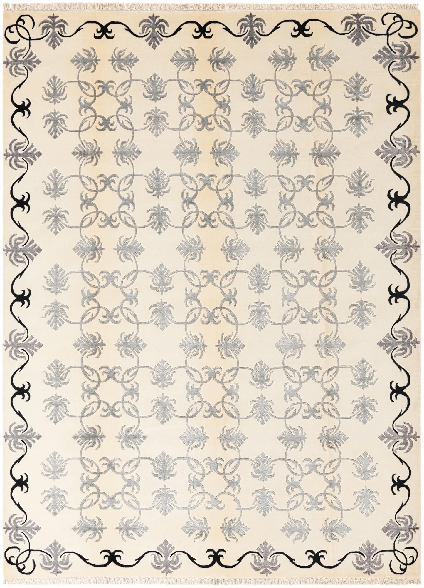8' 2 x 11' 5 Hand Knotted Darya Wool Rug