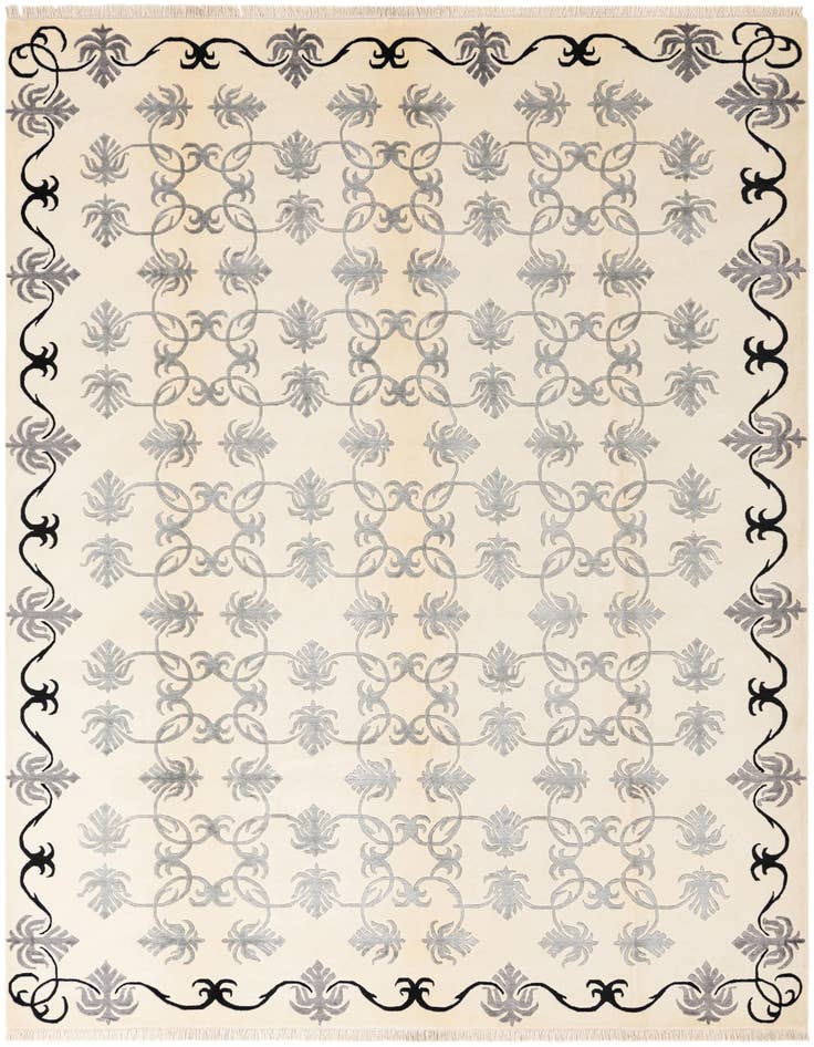 Detail image of 8' 2 x 11' 5 Hand Knotted Darya Wool Rug