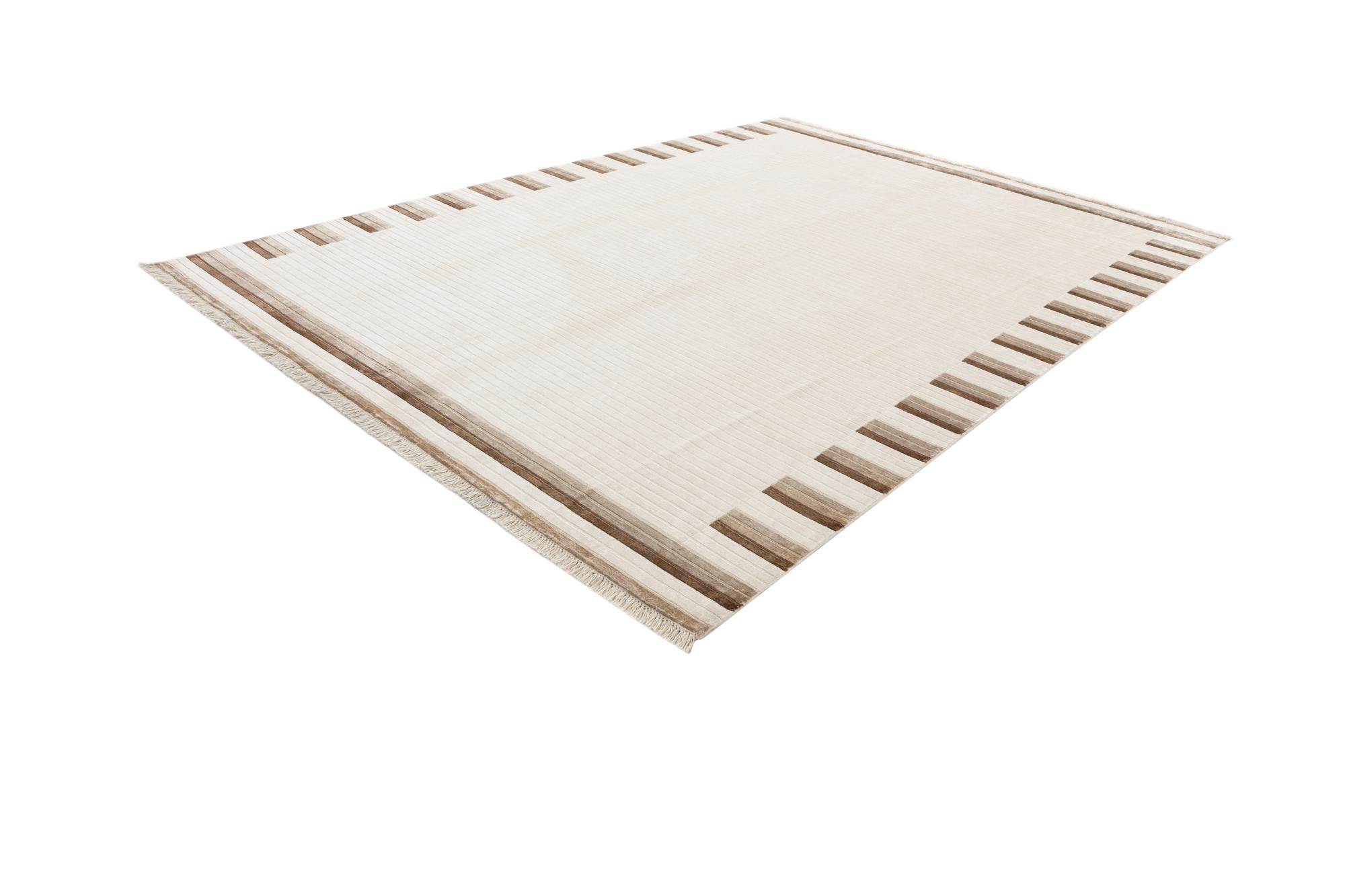 8' 1 x 11' 6 Hand Knotted Darya Wool Rug