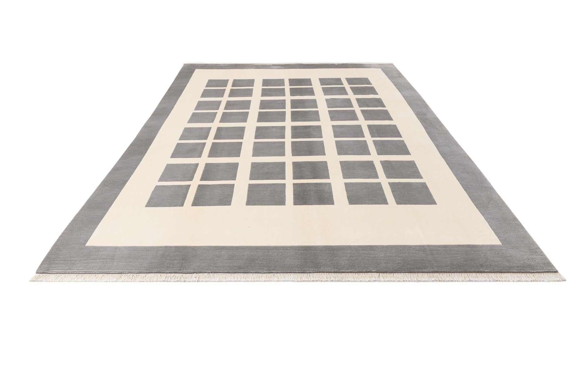 8' x 11' 4 Hand Knotted Darya Wool Rug
