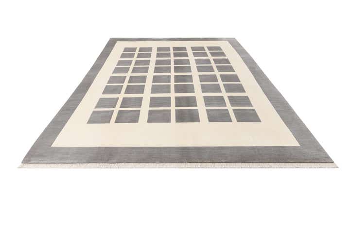 8' x 11' 4 Hand Knotted Darya Wool Rug