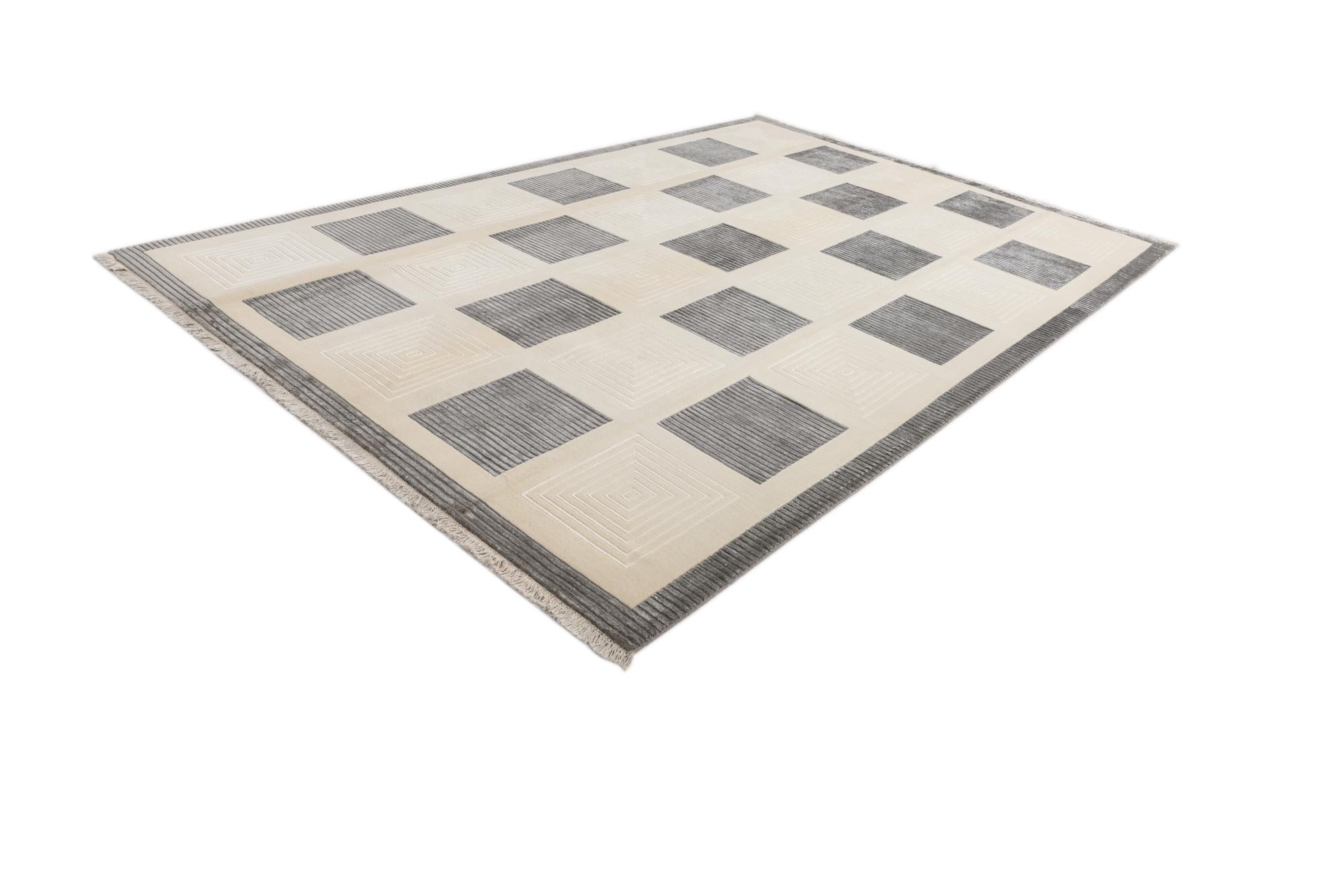 8' 2 x 11' 11 Hand Knotted Darya Wool Rug